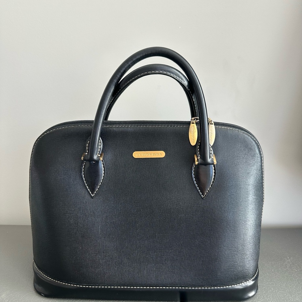 Burberry Black Leather Handbag